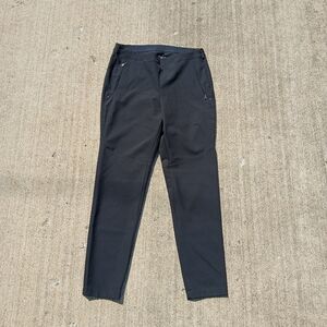 RLX Ralph Lauren Black Stretch Athletic Pants Women’s Size 14 Performance Zip